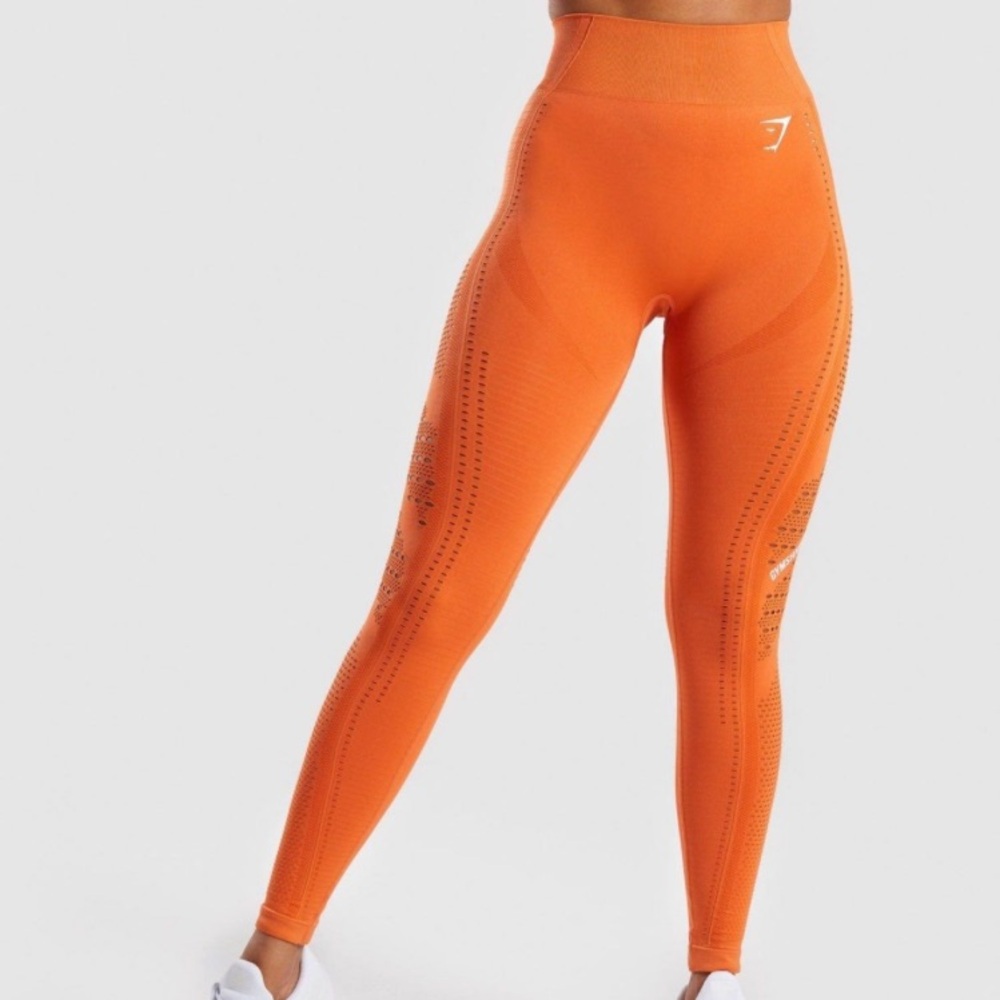 Gymshark Energy Seamless Leggings Orange